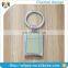 Wholesale metal square cheap blank keychain