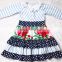 2018 new summer Korean girls dress cotton print skirt girl Slim children's dress princess dress