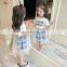 2020 New Girls Princess Dress Patchwork Mesh Court Style Kids Dress