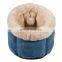 Популярные на продажу тёплые небольшие люксовые питомцевы дома для внутреннего помещения, стираемые пещерки для собак, питомцевы кроватья, доступные оптом