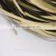 golden shiny plastic extrusion edge trim/strip/color and size can mdf