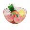 Table Decorative Rose Gold Wire Basket Round Fruit Organizer Gift Metal Mesh Storage Basket
