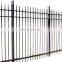 Ornamental door fence wrought iron zinc steel decorative iron fence