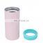 Promotion 12oz reusable insulated double wall shaped beer can cooler steel stainless steel can cooler cola