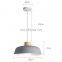 Nordic Aluminum pendant lamp simple modern post modern colorful chandelier