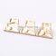 Gold Color Fashionable Durable Wear Tribal Rectangle Metal Alloy Blazer Back Button Shank