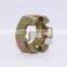 DIN935 M36 Carbon Steel Roasting Galvanized High Quality Hexagon Slotted Nuts Hex slotted nuts