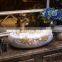 Oval Shape Jingdezhen Handmade Ceramic Countertop Bathroom Wash Basin