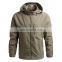 Hot Sale New Design Water Poof Hooded Coat Autumn Windbreaker Zipper Outdoor Hiking Men Jacket