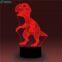 High Quality Customized Dinosaur 3D Acrylic Lamp APP Control for Kids