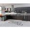 Waterfall Island With Under Mount Sink Design Kitchen Cabinet