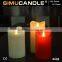 Moving flame wick led candle with timer and USA, EU patent