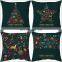 Good Quality Customize Green Luxury 2022 Kids Merry Cushion Decorative Pillow Covers Christmas