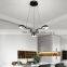 HUAYI New Model Modern Style Living Room Decoration Acrylic Iron LED Pendant Light