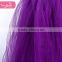 New design tulle purple dress for girls