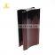 Customized ZHONGLIAN 6063 Aluminium Profile with Champagne Electrophoresis