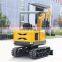 HENGWANG HW-18S low price china digger atv bucket new equip small crawler  mini excavator prices