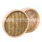 Chinese 10 Inch Bamboo Basket Cooker 25.4 CM Big Dim Sum Bamboo Steamer