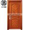 Exterior Solid Core Wooden Solid Wood Door with Tempered Glass Single Entry Glass Wood Door