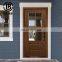 Antique design popular single leaf wooden door outside the house