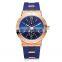 Luxury Brand Fashion Sport Style Top Quartz Watches Water Resistant Silicone Strap Men Wristwatch