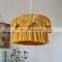Tassel Chandelier BOHO Light! Fringe Chandelier Macrame Lamp Shade