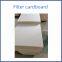 Oral liquid filtration cardboard