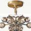 Modern Crystal Molecular Chandelier ceiling Lighting Fixture for Living Room Bedroom Dining Room kitchen island Foyer Lobby