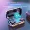 TWS M15 LED Display Bluetooth 5.1 Earphones with Charging Box Waterproof Earbuds In-Ear Stereo Headphone Waterproof Earphones