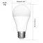 AC100-240V 5W 7W 9W A60 Rotes Licht E26 E27 LED-Glühbirne