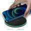 Dropshipping Wireless Charger Pad with Led for Iphone Samsung Galaxy Fast Charging Universal Qi Wireless Charger 15W 10W