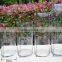 glass candle jar colored lid glass candle latern clear glass flower vase for centerpiece                        
                                                Quality Choice