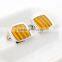 novelty jewelry boxes men's ties yellow designed yellow cufflinks
