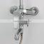 Chrome Plating Brass Round Exposed Rain Shower Set