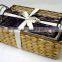 water hyacinth baskets with dog ear handle, home storage baskets, kitchen vegetable storage baskets