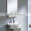 Shower room mirror bathroom flower pattern luxury bathroom vanity with top basin