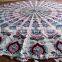 Mandala Round Roundie Beach Throw Tapestry Hippy Boho Gypsy Cotton Tablecloth Beach Towel , Round Yoga Mat