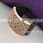 New launched 18k gold plated 2015 fashionable design india cuff bangle