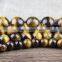 Grade A quality Yellow Tiger loose beads for jewelry making 16"