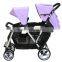 #4029T top-luxury baby twins stroller made of aluminum in QuanZhou, FuJian, China