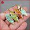 Marquise Drop Natural Stone Pendants Gem Stone Turquoise Pendant Necklace