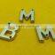 Letter " B" and " M " Shape Sew-on badges For Swimming wear -- MZ2505