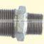 Hot dipped galvanised malleable cast iron pipe fitting nipple