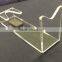 Clear Acrylic plastic GUN DISPLAY STAND - 8.75" X 4" X 2.5"