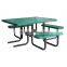 Picnic Table, Expanded Picnic Table, Square, 46inch, for ADA, Blue, Green, etc.