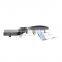 BJ-LPL-388 Aluminum Gloss black curved license plate frame bracket