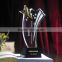 luxury new arrive crystal trophy crystal plaque for custom logo award crystal glass award souvienir gifts
