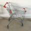 Aluminum material portable folding shopping cart trolley, daily shopping cart