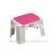 Square plastic durable stool with high quality