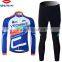 long sleeve cycling jacket/thermal fleece custom cycling clothing winter, sublimation wholesale sportswear cycling wear